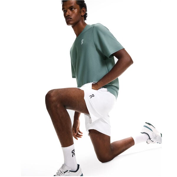 On Erkek Tenis Şortu 5 Inch Court Shorts White