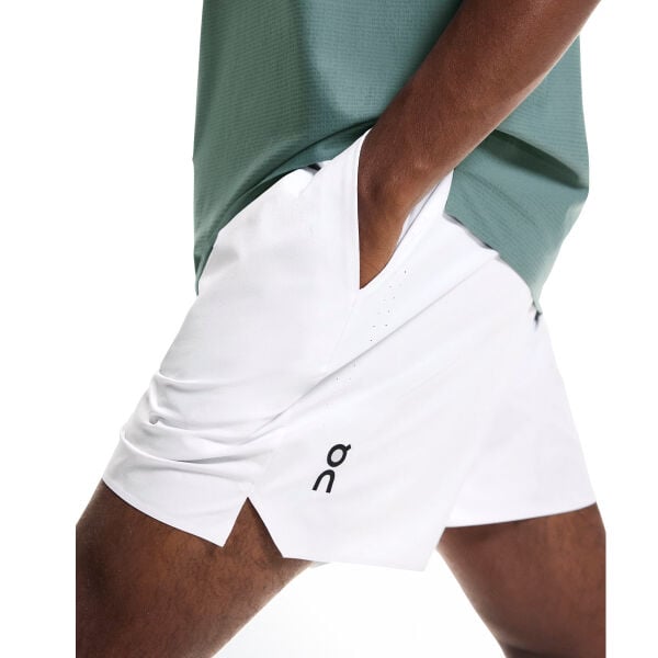 On Erkek Tenis Şortu 5 Inch Court Shorts White