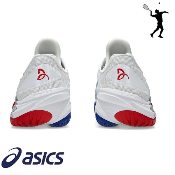 ASICS Court FF 3 Novak Erkek Tenis Ayakkabısı – Beyaz / Mavi (Hard Court)