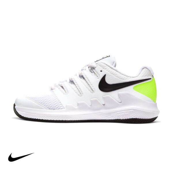 Nike Jr Vapor X Çocuk Tenis Ayakkabısı – White/Volt/Black (Hard Court)