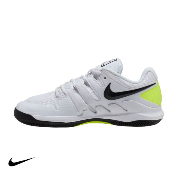 Nike Jr Vapor X Çocuk Tenis Ayakkabısı – White/Volt/Black (Hard Court)