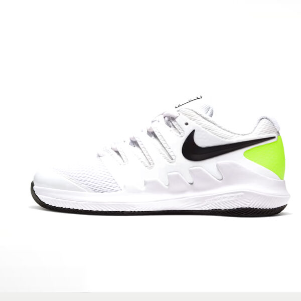 Nike Jr Vapor X Çocuk Tenis Ayakkabısı – White/Volt/Black (Hard Court)