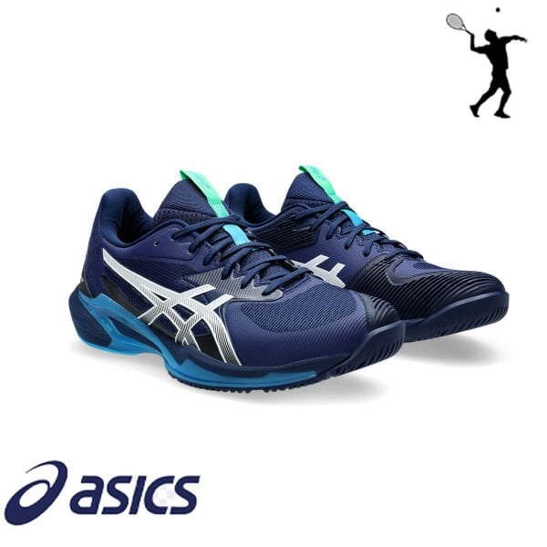 ASICS Solution Speed FF 3 Erkek Tenis Ayakkabısı – Mavi / Beyaz (Hard Court)