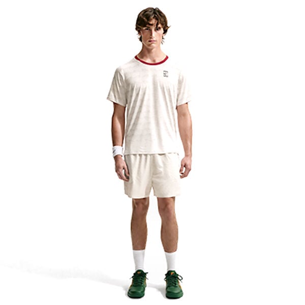 Nike Erkek Tenis Tişörtü NikeCourt Advantage Dri-FIT Light Bone