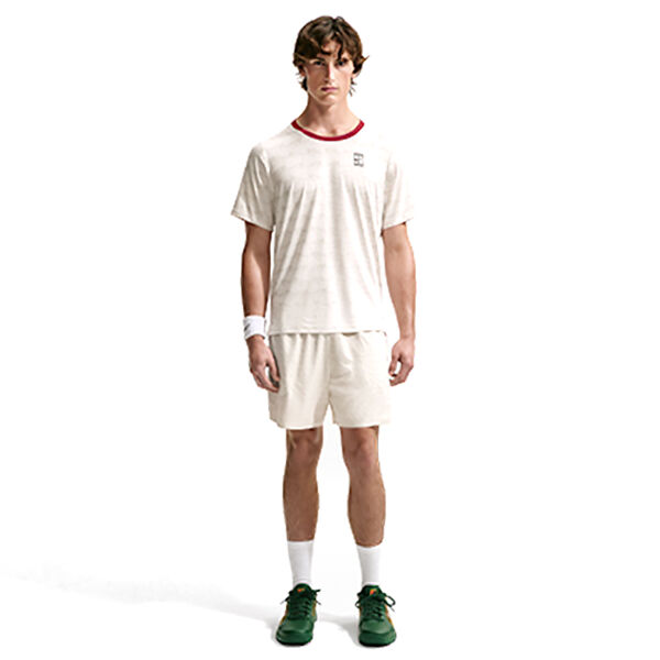 Nike Erkek Tenis Tişörtü NikeCourt Advantage Dri-FIT Light Bone