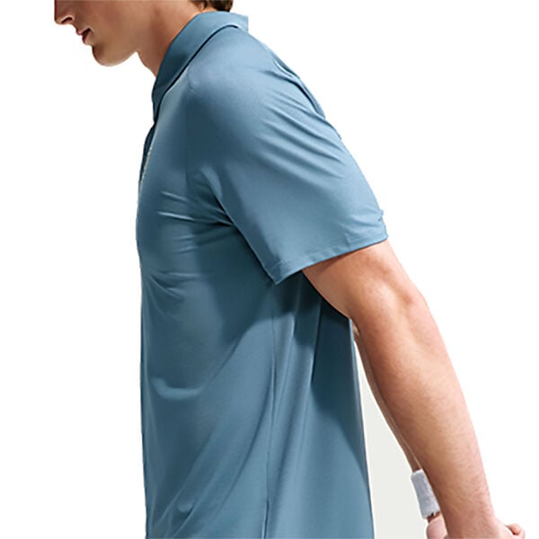 Nike Erkek Tenis Polo Tişörtü NikeCourt Dri-FIT Advantage Blue