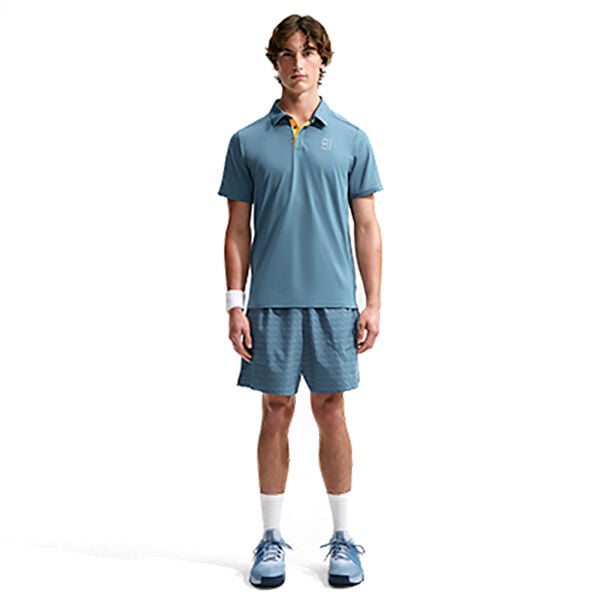 Nike Erkek Tenis Polo Tişörtü NikeCourt Dri-FIT Advantage Blue