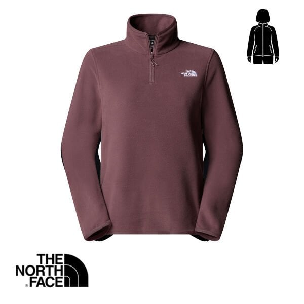 The North Face Glacier 1/4 Zip Kadın Polar | Tawny Quartz