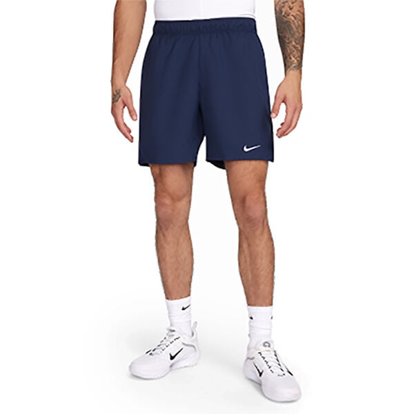 Nike Erkek Tenis Şortu NikeCourt Dri-FIT Victory 7 Inch Obsidian White