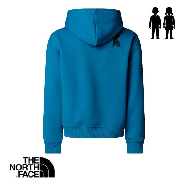 The North Face TNF Sports Oversized Hoodie – Çocuk – Graphic – Dusk Blue