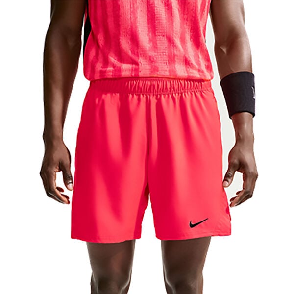 Nike Erkek Tenis Şortu NikeCourt Dri-FIT Victory 7 Inch Bright Crimson Black