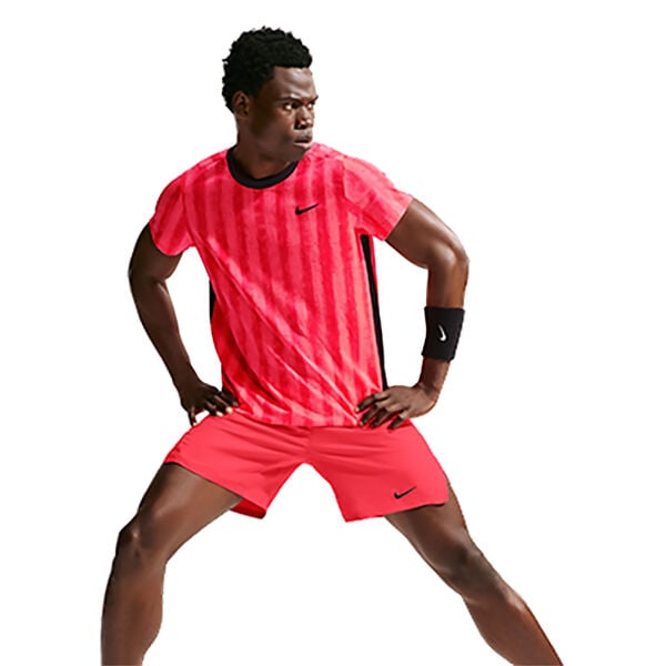Nike Erkek Tenis Şortu NikeCourt Dri-FIT Victory 7 Inch Bright Crimson Black