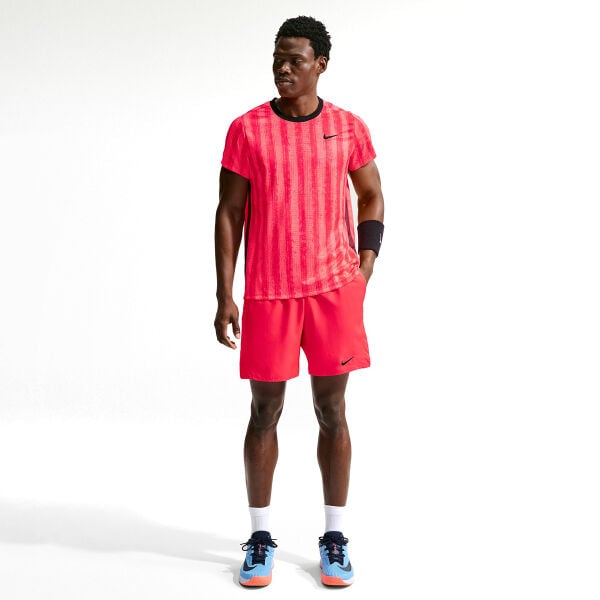 Nike Erkek Tenis Şortu NikeCourt Dri-FIT Victory 7 Inch Bright Crimson Black