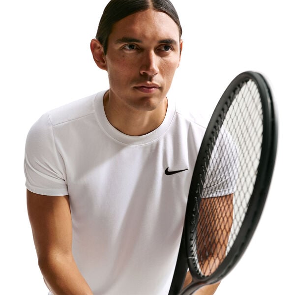 Nike Erkek Tenis Tişörtü NikeCourt Victory Dri-FIT White Black