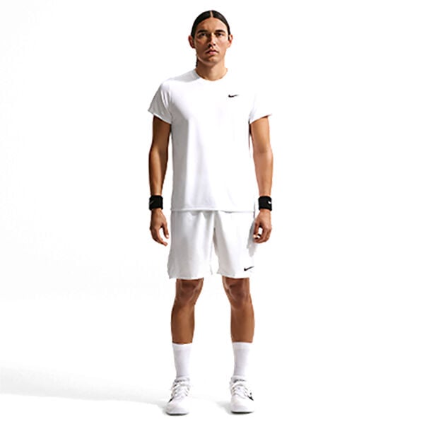 Nike Erkek Tenis Tişörtü NikeCourt Victory Dri-FIT White Black