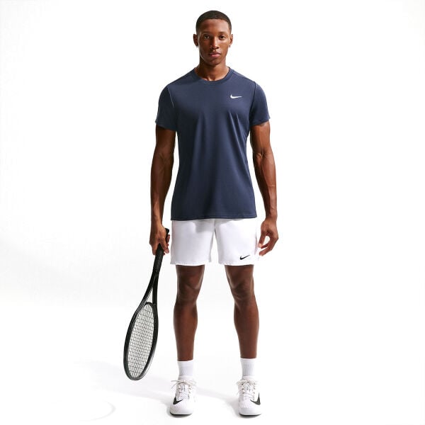 Nike Erkek Tenis Tişörtü NikeCourt Victory Dri-FIT Obsidian White