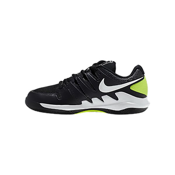 Nike Jr Vapor X Çocuk Tenis Ayakkabısı – Black/Volt/White (Hard Court)