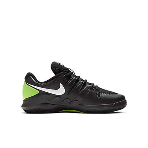 Nike Jr Vapor X Çocuk Tenis Ayakkabısı – Black/Volt/White (Hard Court)