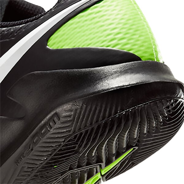 Nike Jr Vapor X Çocuk Tenis Ayakkabısı – Black/Volt/White (Hard Court)