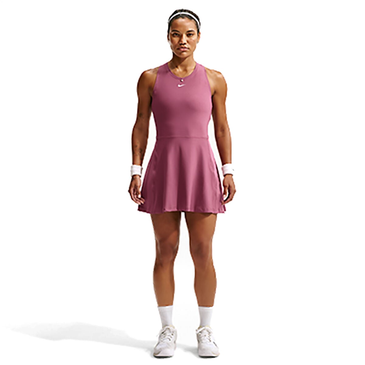 Nike Kadın Tenis Elbisesi Victory Dri-FIT Pink Smoke White