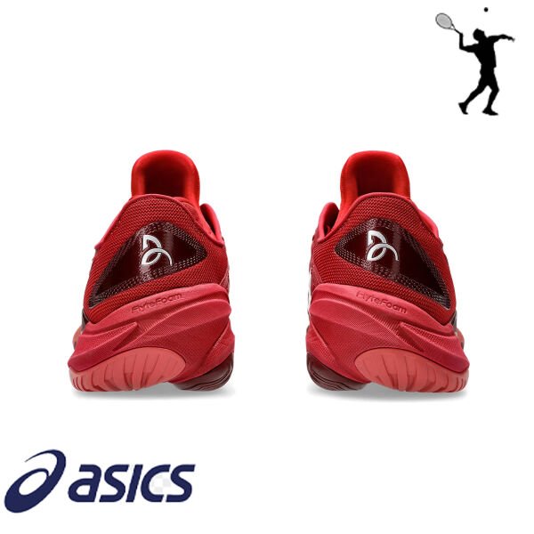 ASICS Court FF 3 Novak Erkek Tenis Ayakkabısı – Kızıl / Beyaz (Hard Court)