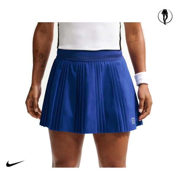 Nike Kadın Tenis Eteği NikeCourt Advantage Dri-FIT Pleated Old Royal White
