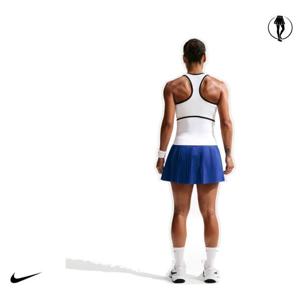 Nike Kadın Tenis Eteği NikeCourt Advantage Dri-FIT Pleated Old Royal White