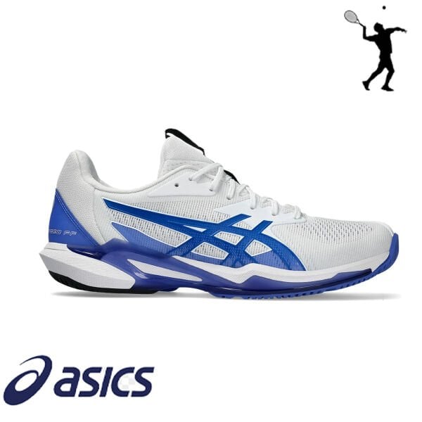 ASICS Solution Speed FF 3 Erkek Tenis Ayakkabısı – Beyaz / Tuna Mavisi (Hard Court)