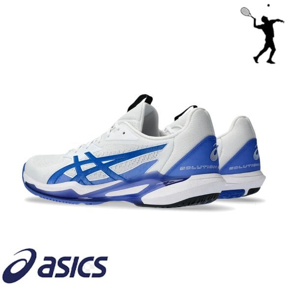 ASICS Solution Speed FF 3 Erkek Tenis Ayakkabısı – Beyaz / Tuna Mavisi (Hard Court)