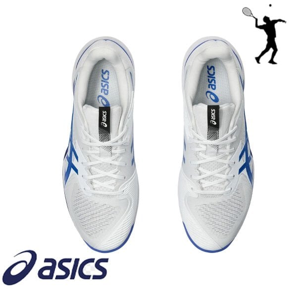 ASICS Solution Speed FF 3 Erkek Tenis Ayakkabısı – Beyaz / Tuna Mavisi (Hard Court)