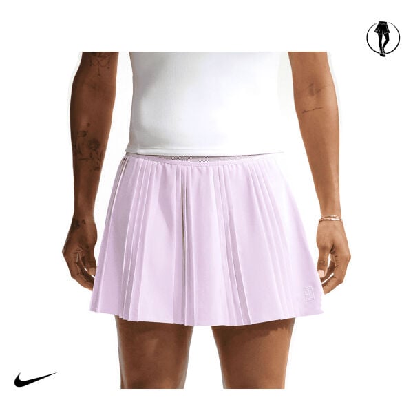 Nike Kadın Tenis Eteği NikeCourt Advantage Dri-FIT Pleated Bleached Lilac White