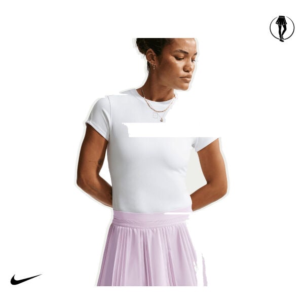 Nike Kadın Tenis Eteği NikeCourt Advantage Dri-FIT Pleated Bleached Lilac White