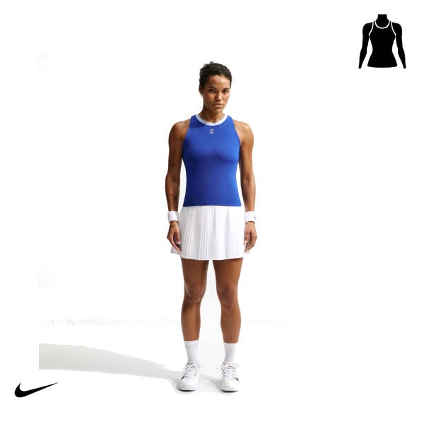 Nike Kadın Tenis Atleti NikeCourt Advantage Dri-FIT Old Royal White