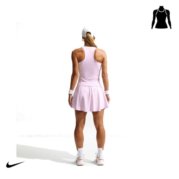 Nike Kadın Tenis Atleti NikeCourt Advantage Dri-FIT Bleached Lilac White