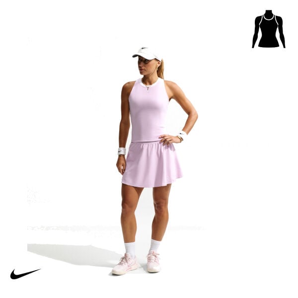 Nike Kadın Tenis Atleti NikeCourt Advantage Dri-FIT Bleached Lilac White