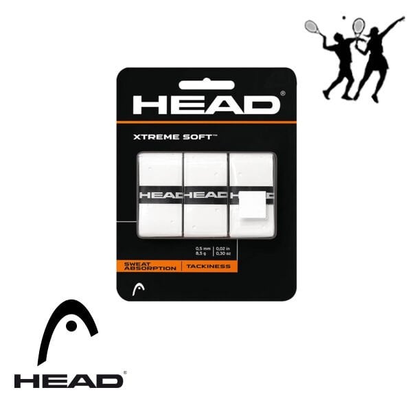 Head XtremeSoft Overgrip 3’lü Tenis Grip Beyaz