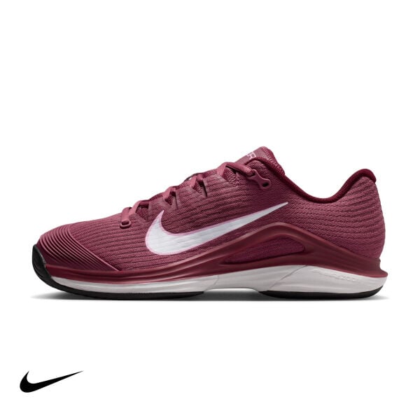 Nike Zoom Vapor 12 Kadın Tenis Ayakkabısı – Pink Smoke/Vast Grey/Black/White (Hard Court)