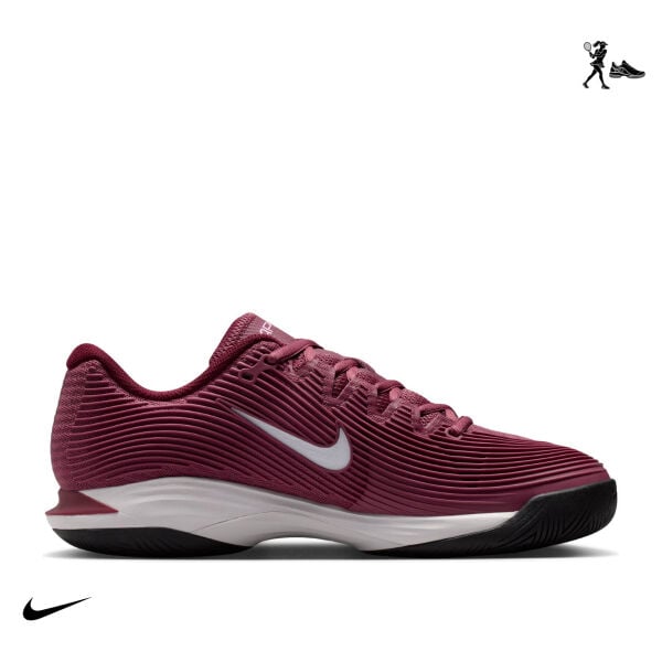 Nike Zoom Vapor 12 Kadın Tenis Ayakkabısı – Pink Smoke/Vast Grey/Black/White (Hard Court)