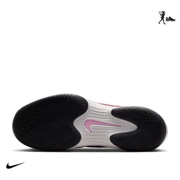 Nike Zoom Vapor 12 Kadın Tenis Ayakkabısı – Pink Smoke/Vast Grey/Black/White (Hard Court)