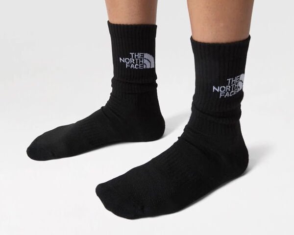 Multi Sport Cush Crew Sock 3P, 3'lü Spor Çorap (Siyah)