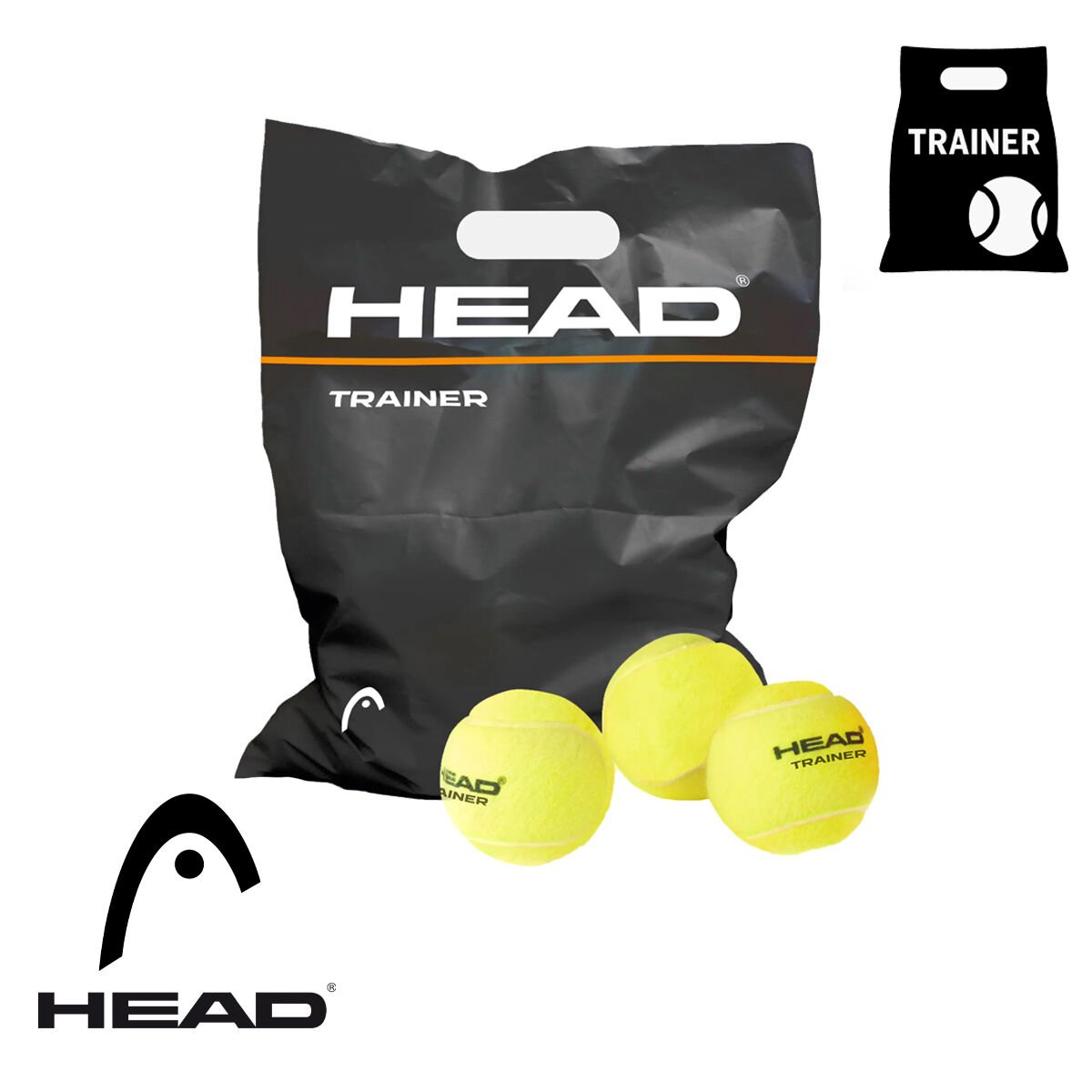 HEAD Trainer 72’li Basınçsız Tenis Topu (Antrenman Topu)
