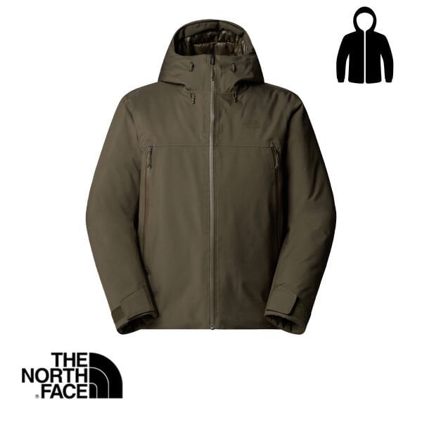 The North Face M Mtn Range Down Hooded Jacket (New Taupe Green)