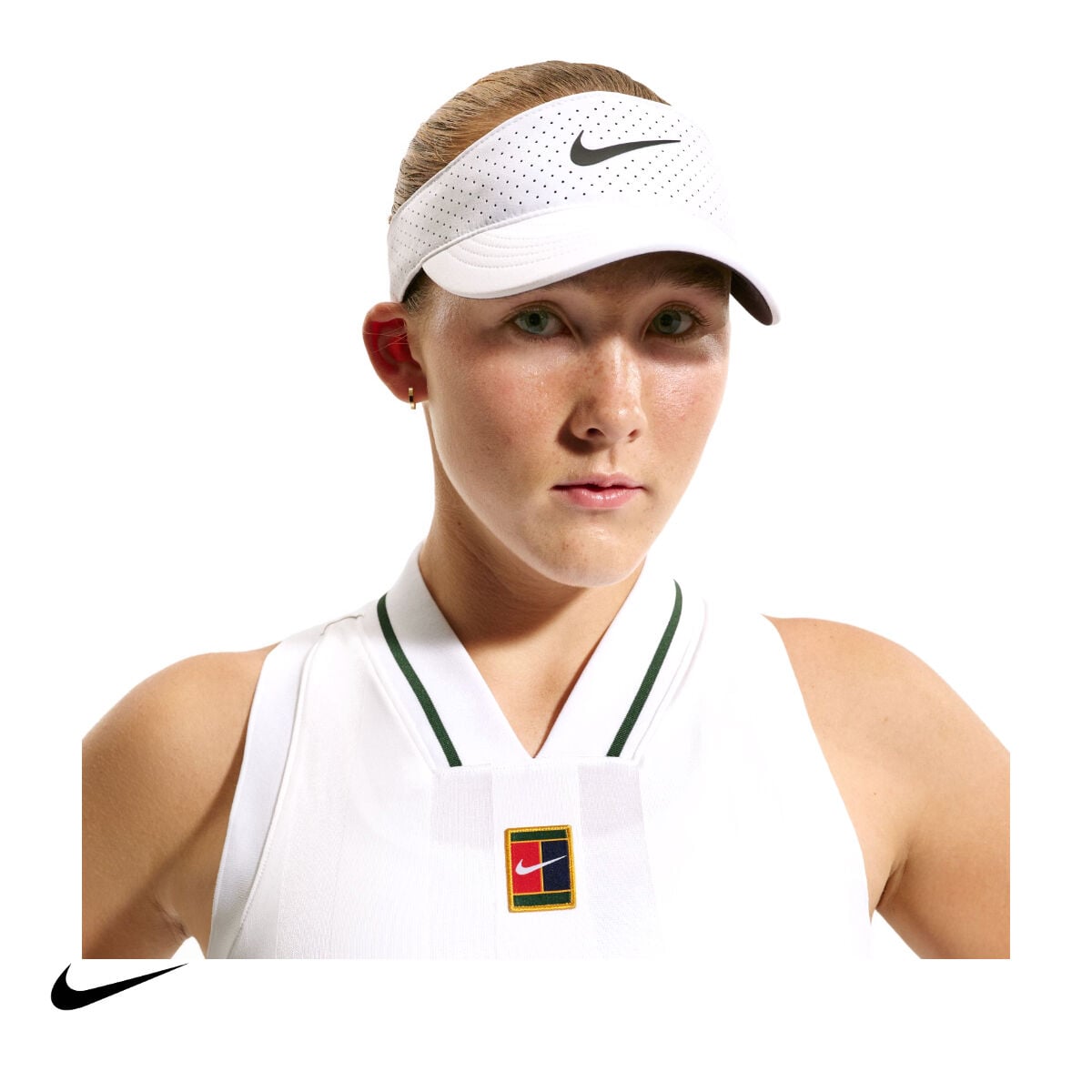 Nike Kadın Tenis Atleti NikeCourt Slam Dri-FIT White