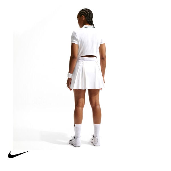 Nike Kadın Tenis Elbisesi NikeCourt Slam Dri-FIT White
