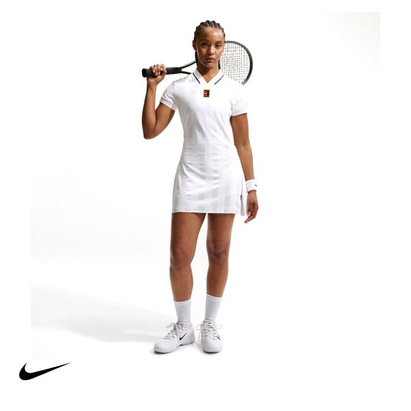 Nike Kadın Tenis Elbisesi NikeCourt Slam Dri-FIT White