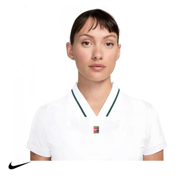 Nike Kadın Tenis Elbisesi NikeCourt Slam Dri-FIT White
