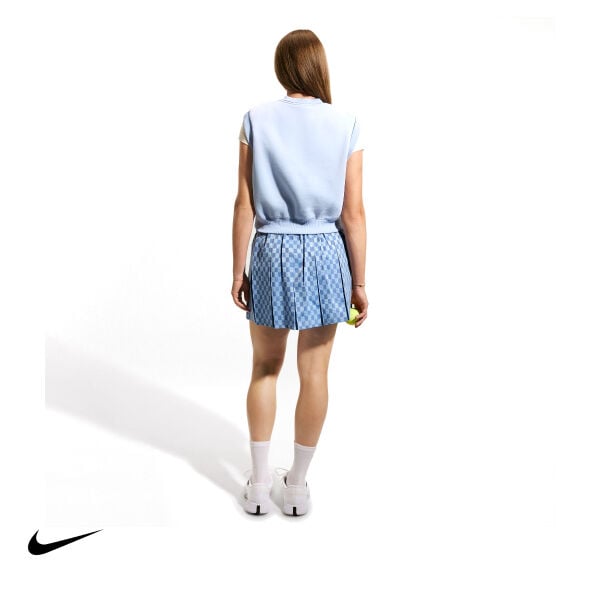 Nike Kadın Tenis Yeleği Court Collection Fleece Aluminum