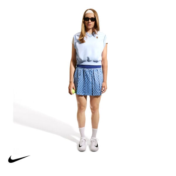 Nike Kadın Tenis Yeleği Court Collection Fleece Aluminum