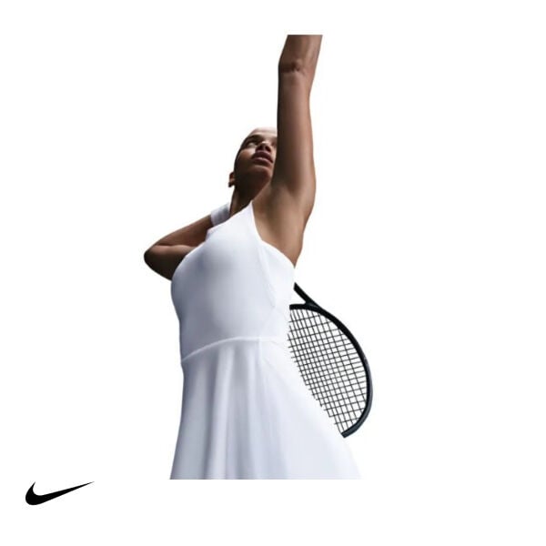 Nike Kadın Tenis Elbisesi Victory Dri-FIT White Black