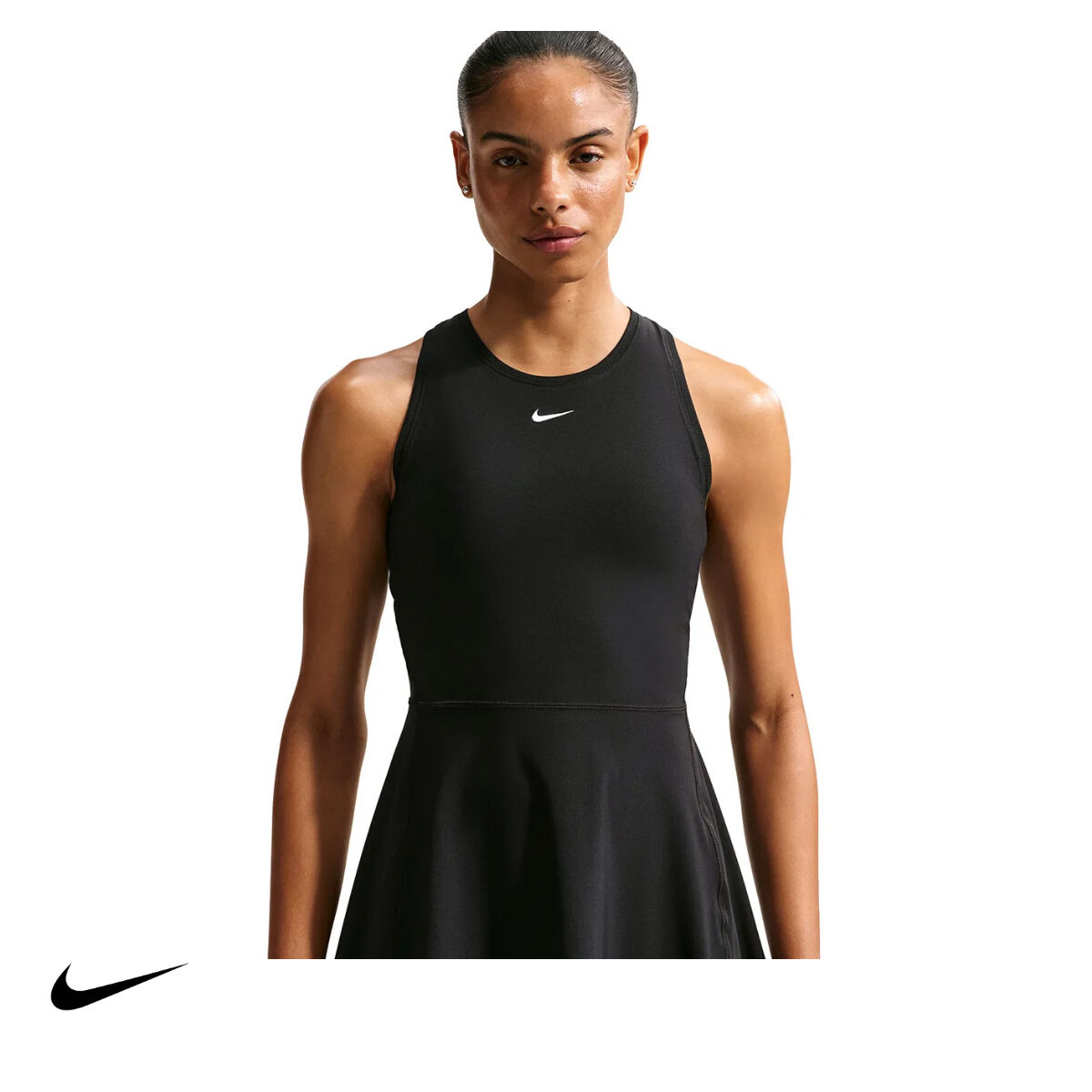 Nike Kadın Tenis Elbisesi Victory Dri-FIT Black White